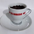 Set lumânare parfumată Cafea în ceaşcă, Te iubesc! Set lumânare parfumată Cafea în ceaşcă, Te iubesc!